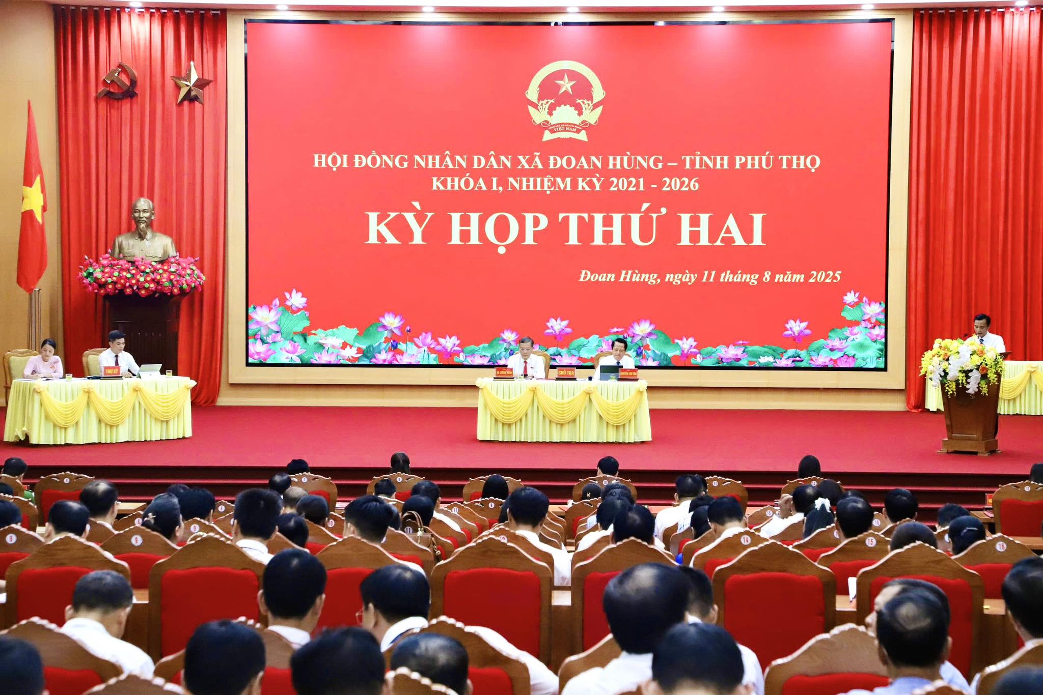  KỲ HỌP THỨ HAI, HĐND XÃ ĐOAN HÙNG KHÓA I, NHIỆM KỲ 2021-2026